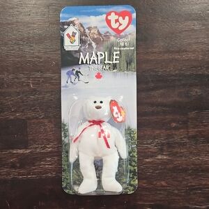 Ty Maple the Bear Beanie Baby